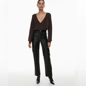 Aritzia Melina Pant - High-waisted Vegan Leather pants